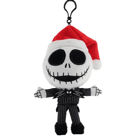 The Nightmare Before Christmas Jack Skellington Plush Clip On 6 Inches