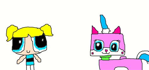 Bubbles Meets Unikitty By Simpsonsfanatic33 On Deviantart