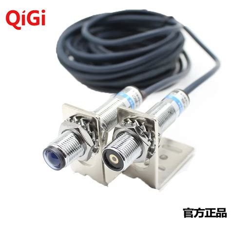 M12 M18 лазерный датчик видимого света через луч фотоэлектрический ...