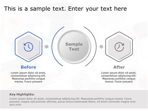 Before After Hexagon Diagram for PowerPoint | Before After Templates ...