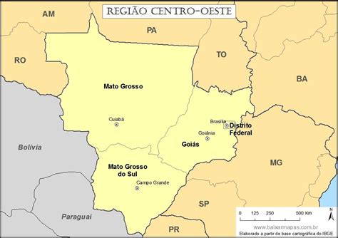 Quais São Os Estados Que Compõem A Região Centro Oeste