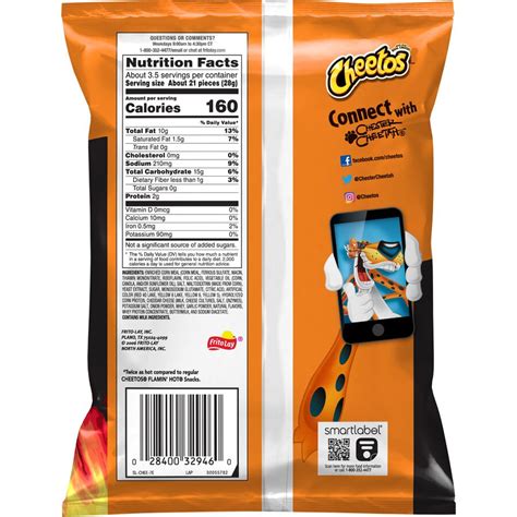 Flamin Hot Cheetos Nutrition Facts Big Bag Offers Online Oceanproperty Co Th