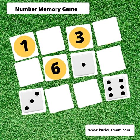 number memory game  kids kuriousmom