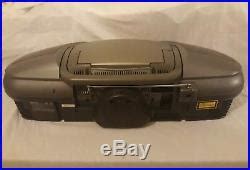Panasonic Rx-ed707 Portable Stereo System Radio, CD And Tape Player ...