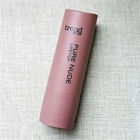 Test Lippenstift Trend IT UP Pure Nude Lipstick Farbe Pinkmelon