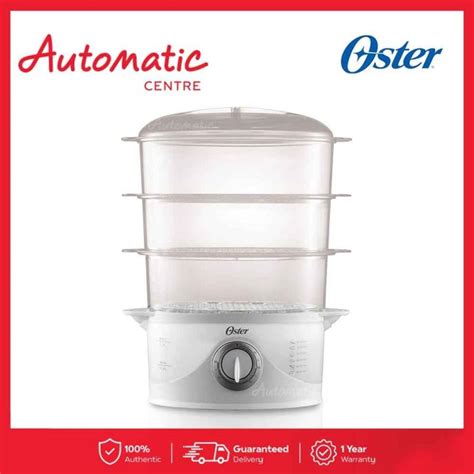 Oster Fstst074 9 Liters 3 Tier Food Steamer With 60 Minutes Timer With