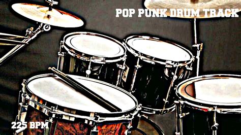 Pop Punk Drum Track 225 BPM FREE TO USE YouTube