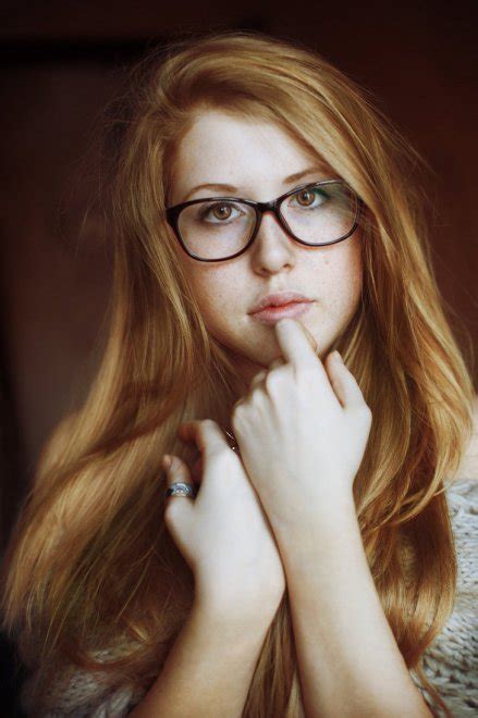 Redhead In Glasses Porn Pic