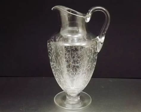 Baccarat Modele Michelangelo Carafe Pichet En Cristal A Decor Grave