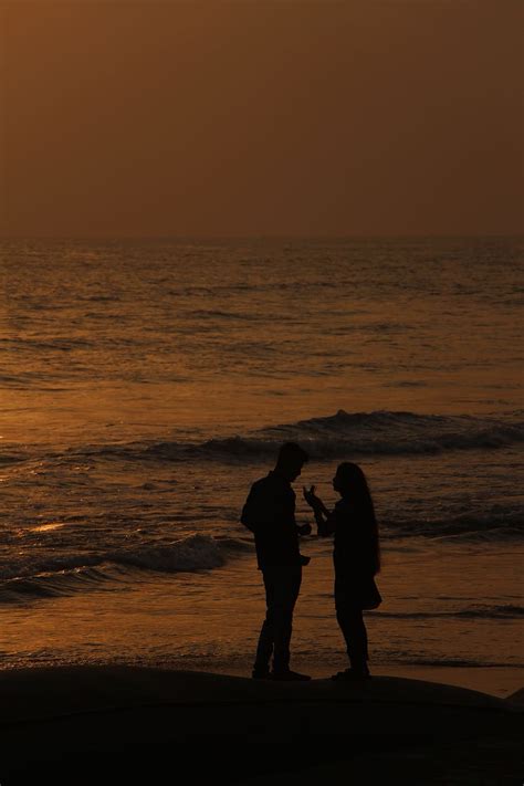 Romantic Couple On Beach Wallpaper