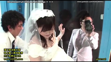 Beautiful Wife Still In Wedding Dress With Dildo In Pussy In Front Of Husband