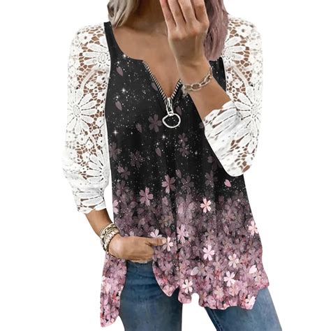 Shesay Womens Plus Size Tunic Tops Dressy Casual Women Blouses And Tops