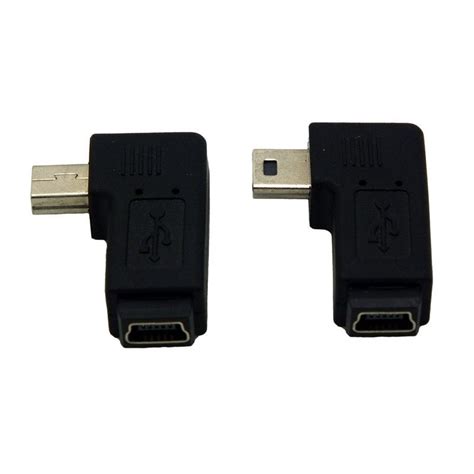 90 Degree Angle Angled Mini Usb 5pin Male To Mini Usb Female Extension