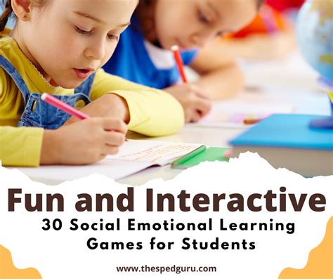 Fun And Interactive 30 Social Emotional Learning Games For Students