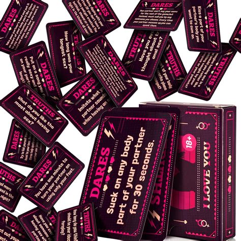 Amazon Mebault Truth Or Dare Sex Card Game Intimacy Deck Naughty Party Game Date Night