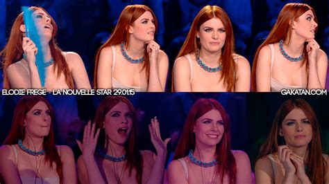 Naked Elodie Frégé in La nouvelle star