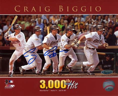 Craig Biggio Autographed Baseball