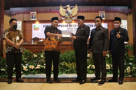 Penyampaian Rancangan Kua Ppas Apbd 2023 Dan Rancangan Kua Ppas Perubahan Apbd 2022 Kabupaten