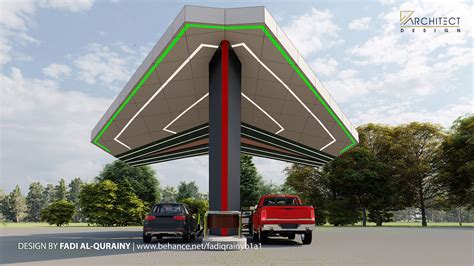 Green Gas Station Green Energy Proposal Behance
