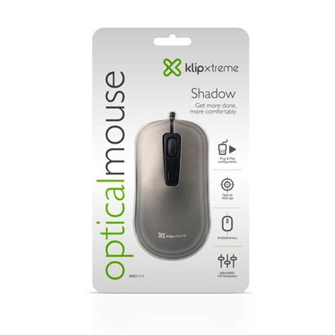 Mouse Klip Xtreme Alambrico Usb Dpi Computron