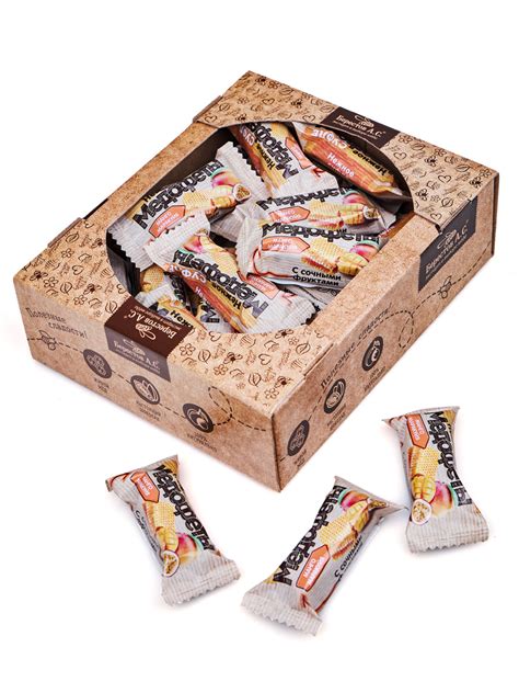 Конфеты в шоколаде "Медофеты" суфле манго-маракуйя, коробка 450г ...