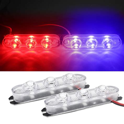 Luces Estrobosc Picas Led De Polic A Intermitente Led Flash Autom