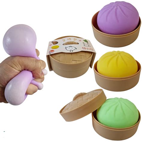 Coloured Squishy Bun Fidget Toy - Calm Store