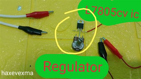 Simple Circuit Voltage Regulator Ic L Cv Youtube