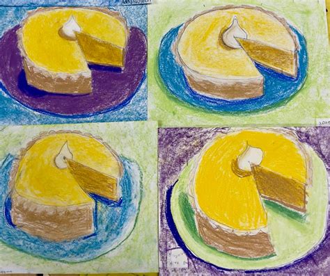 Fun Fall Art Pies Blending And Shading Techniques Art Teacher In La