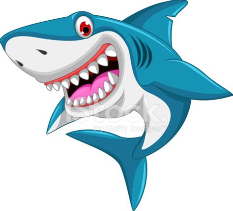 Angry Shark Cartoon Stock Photo | Royalty-Free | FreeImages