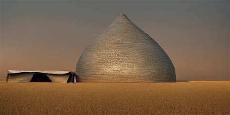 A Melted Limp Smooth Traditional Ukrainian House Hut Stable