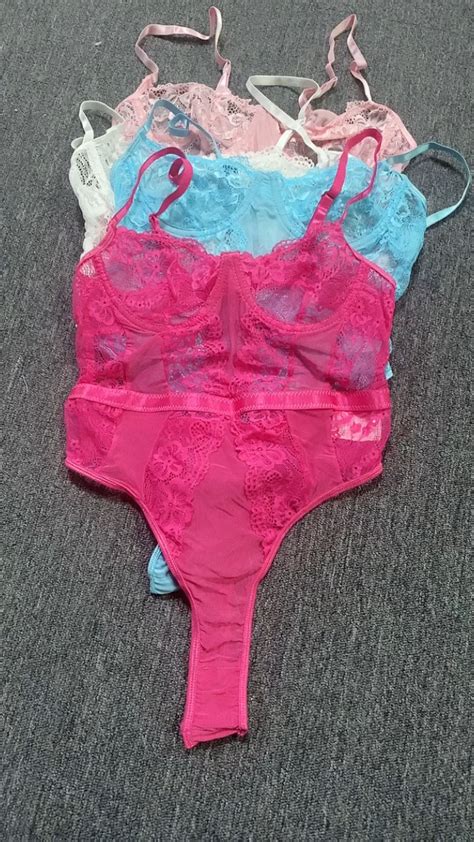 Lady Baby Doll Lingerie Women Ultra Thin Transparent Sexy Lace Lingerie One Piece Bodysuit Women