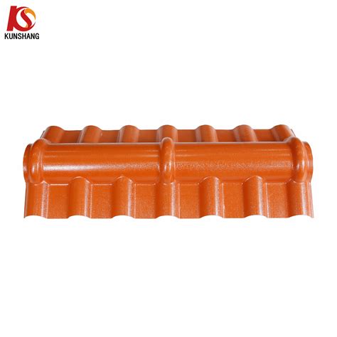 Fireproof Asa Synthetic Resin Pvc Roofing Roof Tile Top Ridge