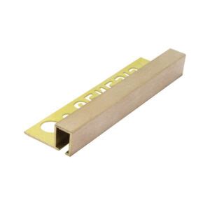 Genesis TDB Solid Brass Square Edge Tile Trim Tiling Supplies Direct