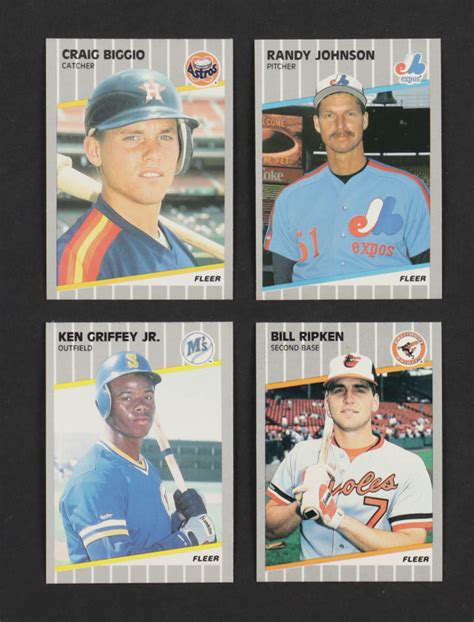 Fleer Baseball Complete Set Of Cards With Bill Ripken