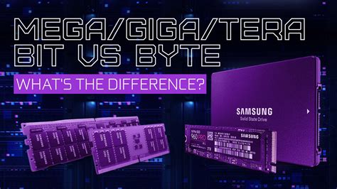 Mega Giga Tera Bit Vs Byte What S The Difference