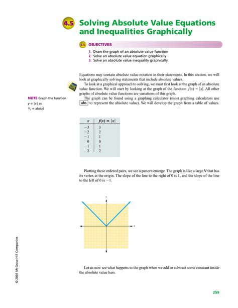 Solving Equations Involving Absolute Value Worksheet Doc Tessshebaylo