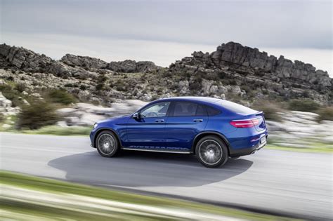 Mercedes Benz GLC Coupé Das Sport SUV mit Stern in Aktion große