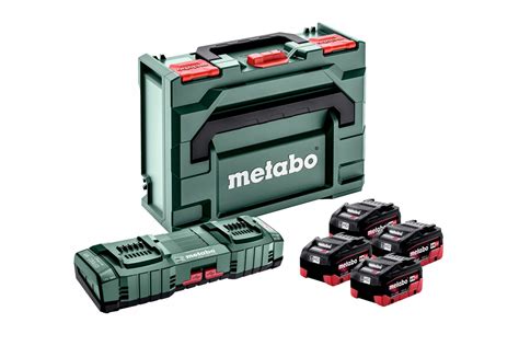 4 x Akumulator LiHD 18V 10Ah + Ładowarka METABO (4061792192324) • Cena ...