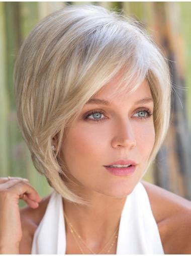 Blonde Monofilament Synthetic Bob Style Wig SKU XW