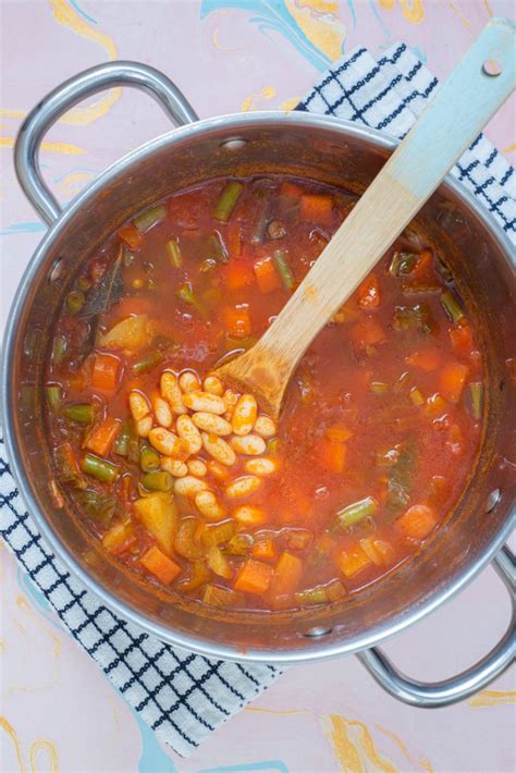 Authentic Italian Minestrone Soup Recipe Little Pans