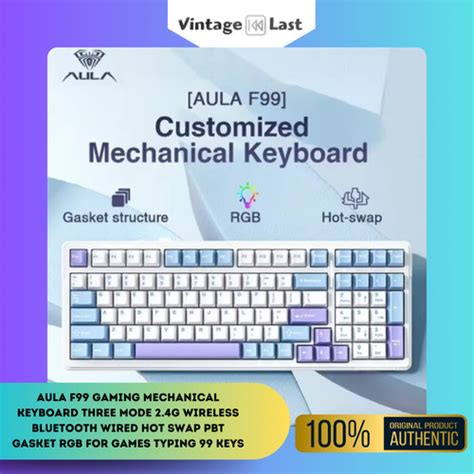 Jual Aula F Keyboard Gaming Wireless Rgb Hot Swap P W A Jakarta Barat Vintage Last