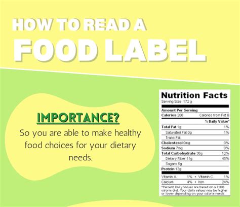 How To Read A Food Label Ka Leo O Kalani