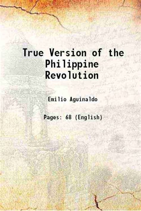 True Version Of The Philippine Revolution 1899 Walmart