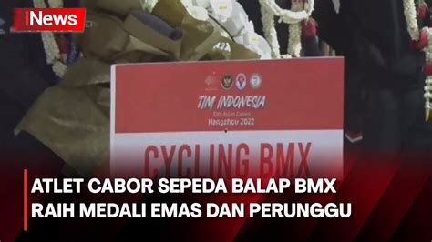 Indonesia Raih Medali Emas Dan Perunggu Cabor Sepeda Balap BMX Di Asian