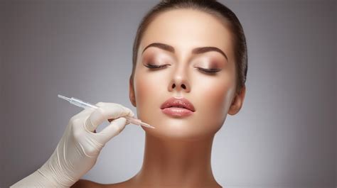 Premium Photo | Botox injection procedure