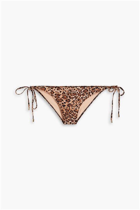 MELISSA ODABASH Florence Leopard Print Low Rise Bikini Briefs THE OUTNET