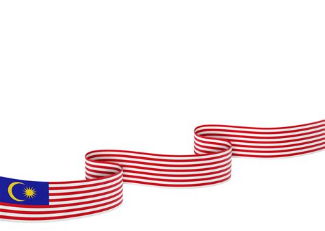 Malaysia Flag Design National Independence Day Banner Element