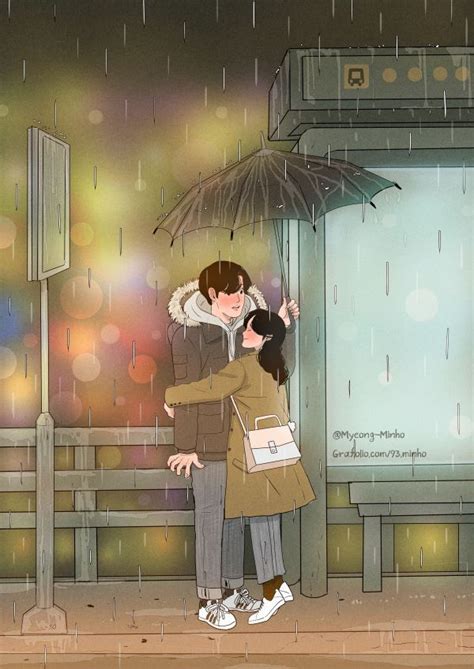 Pin by Abhi on Couple goals | Cute couple drawings, Romantic art ...