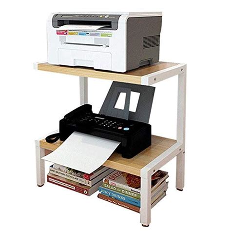 Buy Printer Stand Shelf With Storage Printer Shelves Two Tier Printer